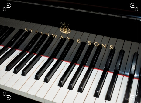Steinwayのピアノ